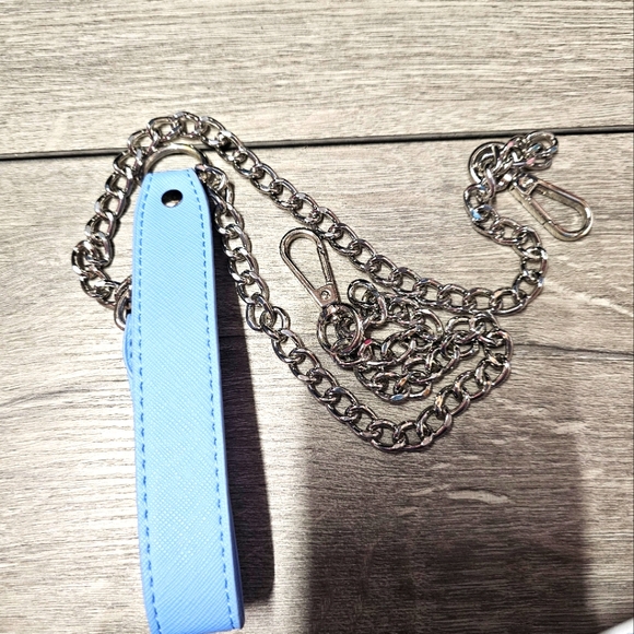 NWOT Loungefly×Disney Minnie Mouse Polka Dot Bow Crossbody Wristlet Wallet Blue - Picture 6 of 15